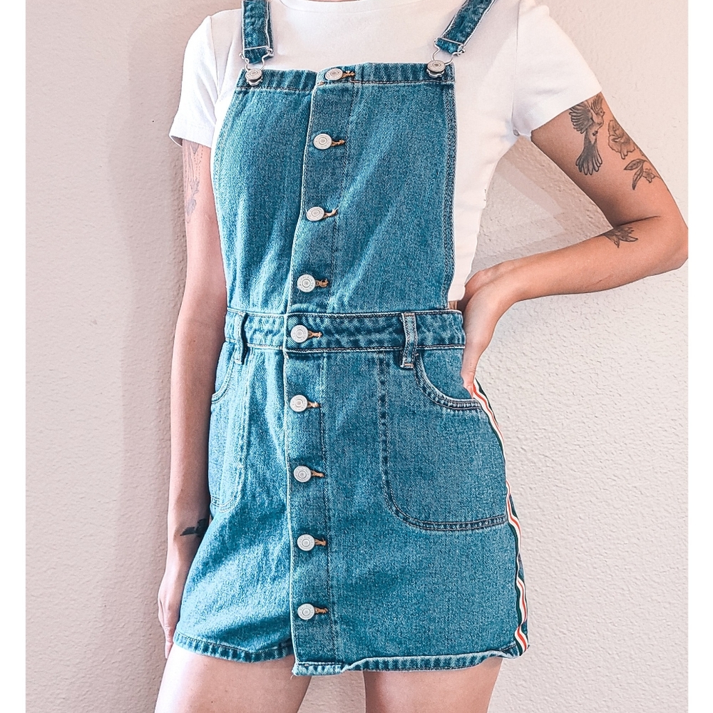 PacSun Jean Overall Dress